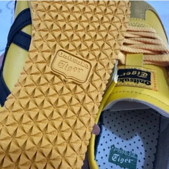 Onitsuka Tiger By Asics Mexico 66 Yellow Black Sneakers - Picture 3 of 6